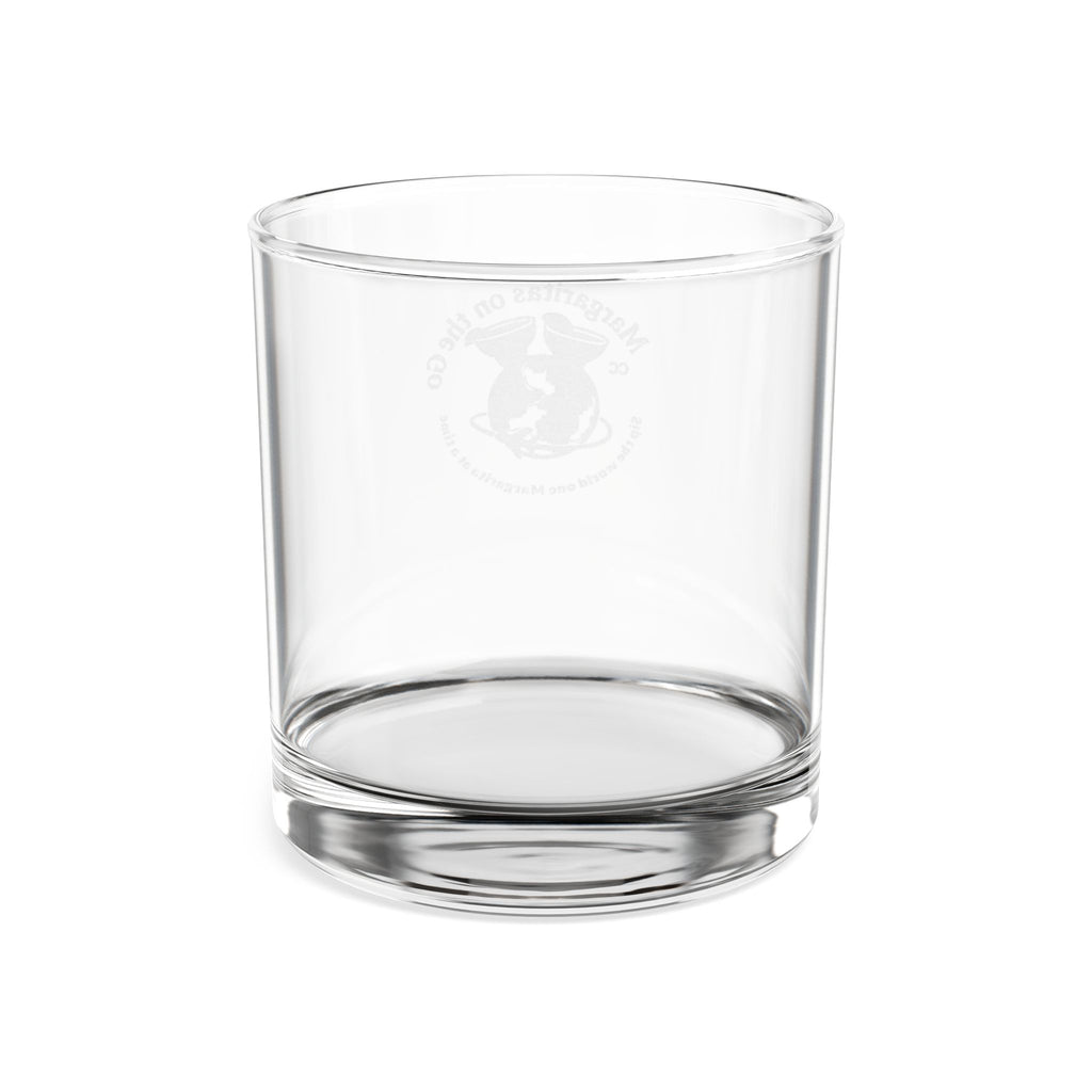 Margaritas on the Go™  Etched Rocks Glass | Premium 11oz Whiskey & Margarita Glass