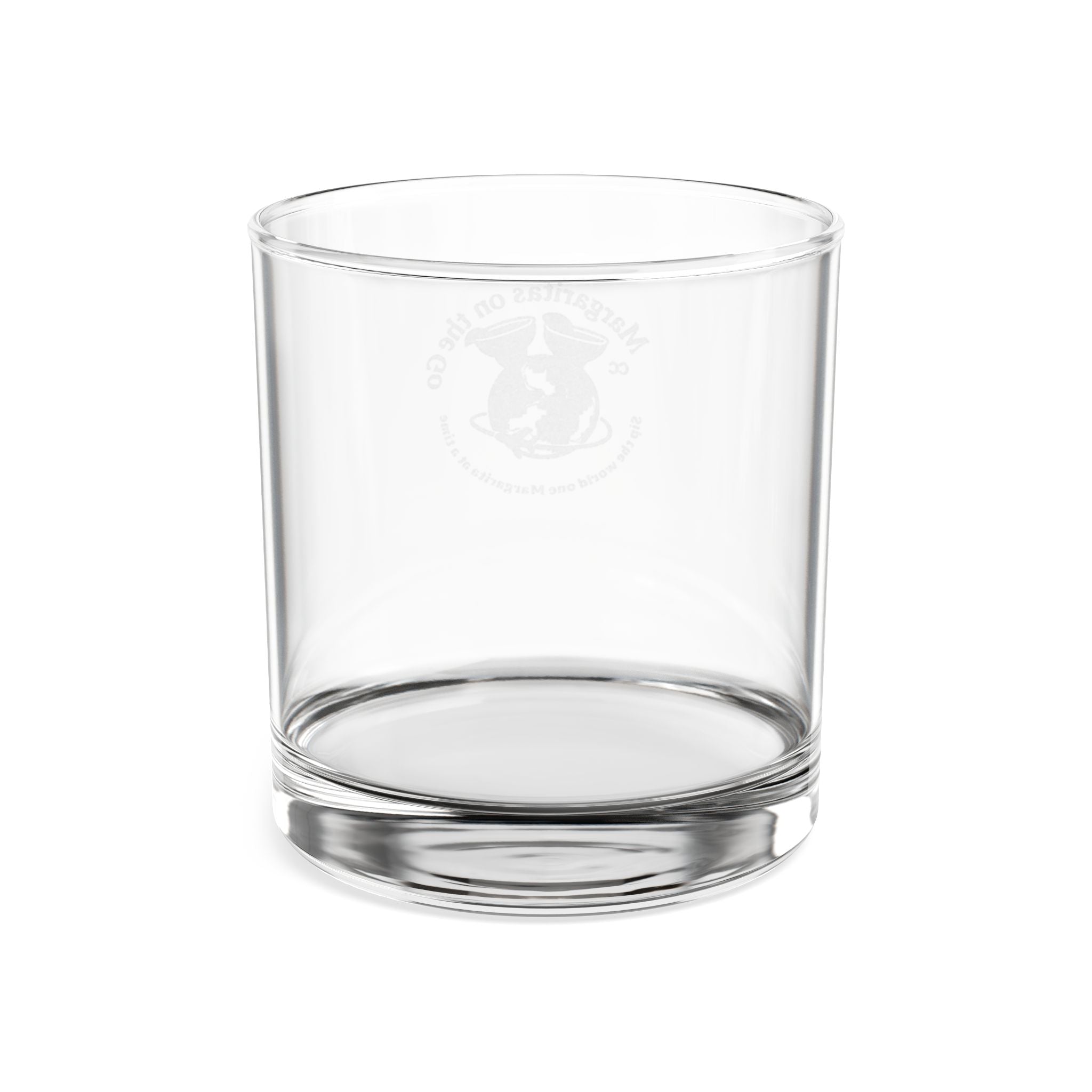 Margaritas on the Go™  Etched Rocks Glass | Premium 11oz Whiskey & Margarita Glass